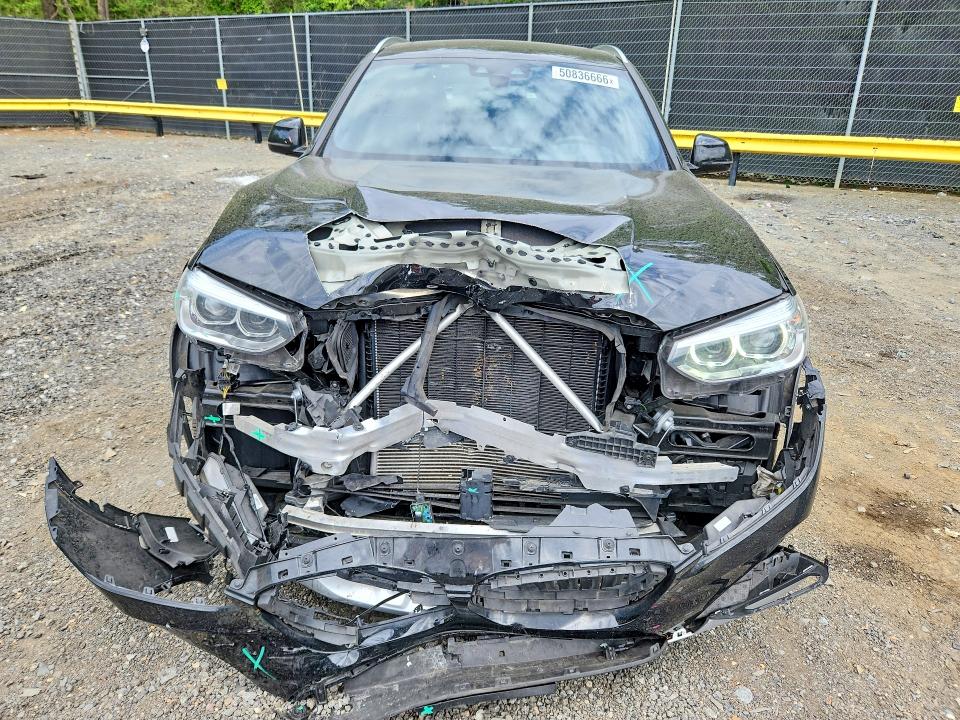 2021 Bmw X3 მანქანა იყიდება აუქციონზე, vin: 5UXTS1C0XM9G87497, აუქციონის ნომერი: 50836666