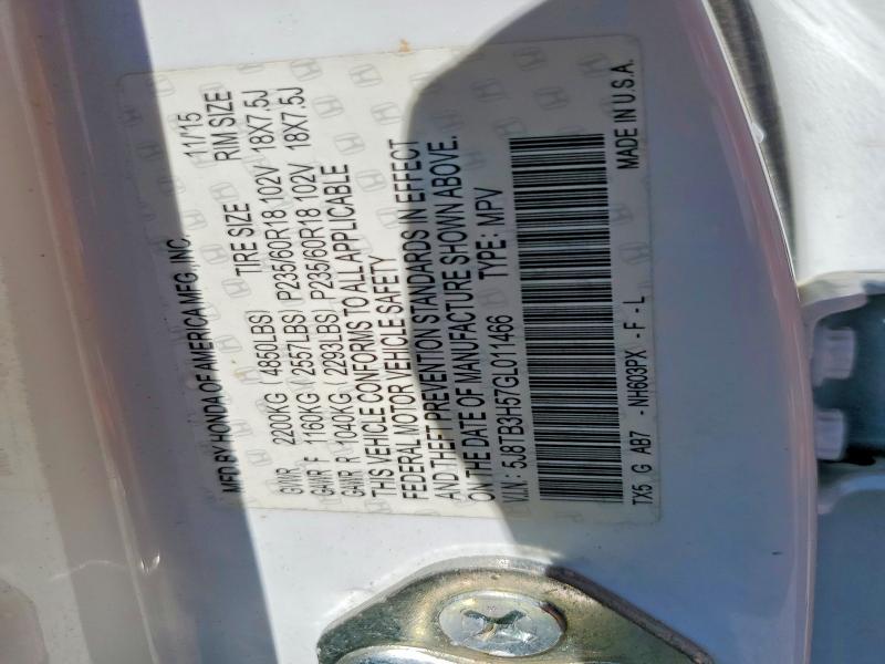 Aukcja sprzedaży 2016 Acura Rdx, vin: 5J8TB3H57GL011466, numer aukcji: 49324556