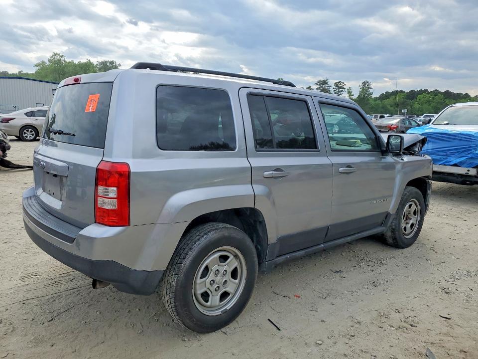 2017 Jeep Patriot მანქანა იყიდება აუქციონზე, vin: 1C4NJPBA0HD166556, აუქციონის ნომერი: 50848106