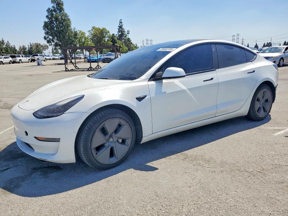 Auction sale of the 2022 Tesla Model 3, vin: 5YJ3E1EA2NF322203, lot number: 79960705