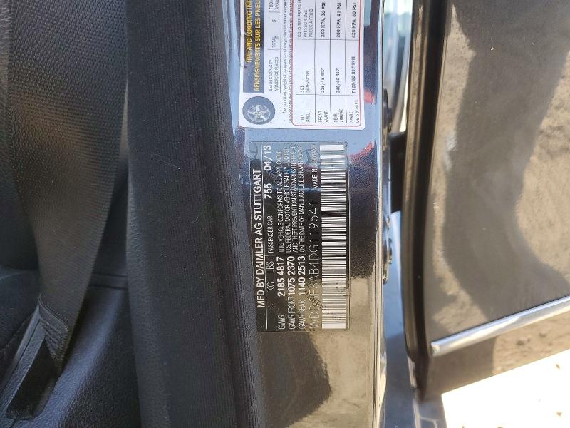 48056766 :رقم المزاد ، WDDGF8AB4DG119541 vin ، 2013 Mercedes-benz C مزاد بيع