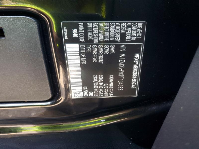 2023 Mercedes-benz Sprinter მანქანა იყიდება აუქციონზე, vin: W1Z4KGHY0PT134683, აუქციონის ნომერი: 51479846