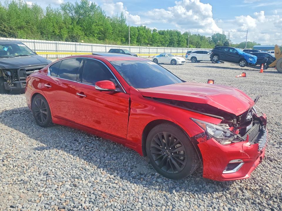 2021 Infiniti Q50 მანქანა იყიდება აუქციონზე, vin: JN1EV7BP0MM700239, აუქციონის ნომერი: 49540886