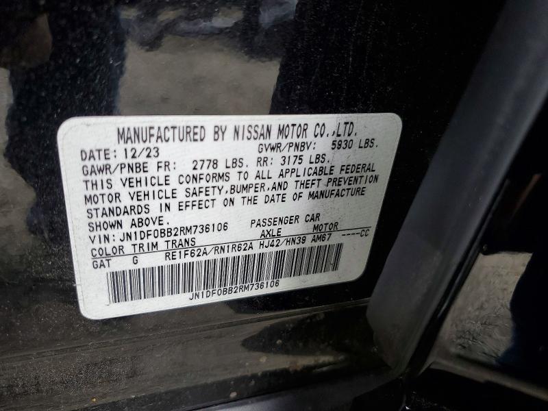 50430156 :رقم المزاد ، JN1DF0BB2RM736106 vin ، 2024 Nissan Ariya مزاد بيع