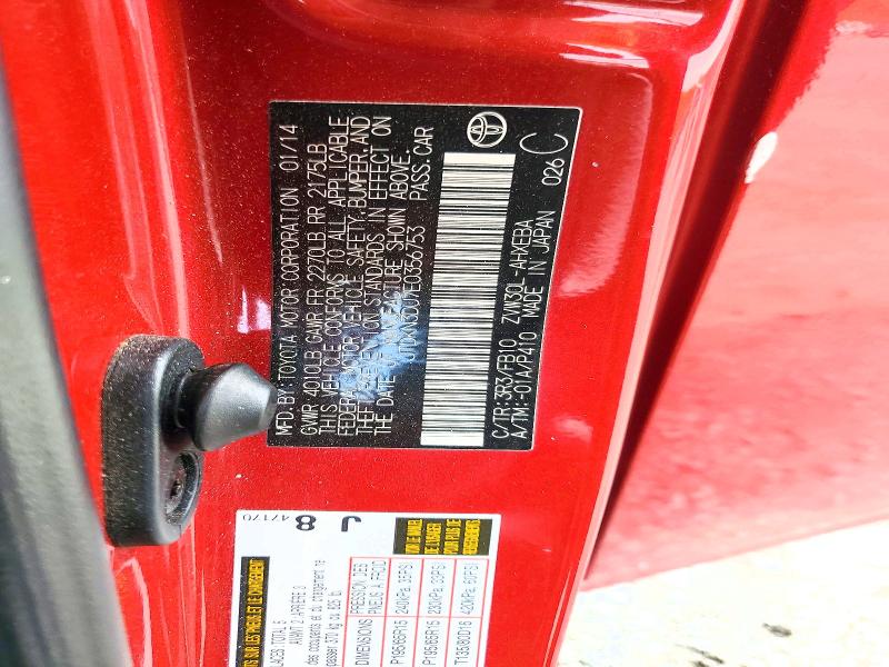 Продаж на аукціоні авто 2014 Toyota Prius, vin: JTDKN3DU7E0356753, номер лоту: 48997416