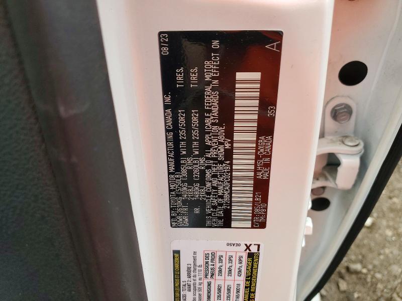51789426 :رقم المزاد ، 2T2BBMCA0PC021974 vin ، 2023 Lexus Rx 350h مزاد بيع