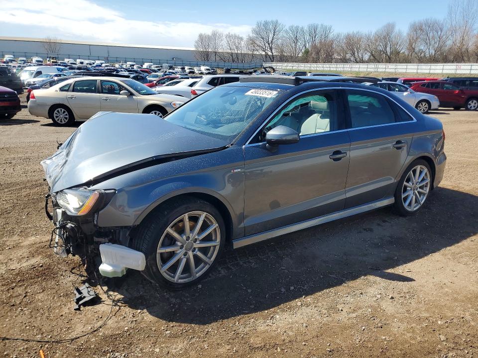 49033516 :رقم المزاد ، WAUKFGFF0F1138133 vin ، 2015 Audi A3 مزاد بيع