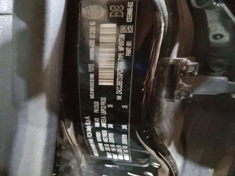 51313956 :رقم المزاد ، ZACCJBBT3GPC73404 vin ، 2016 Jeep Renegade مزاد بيع