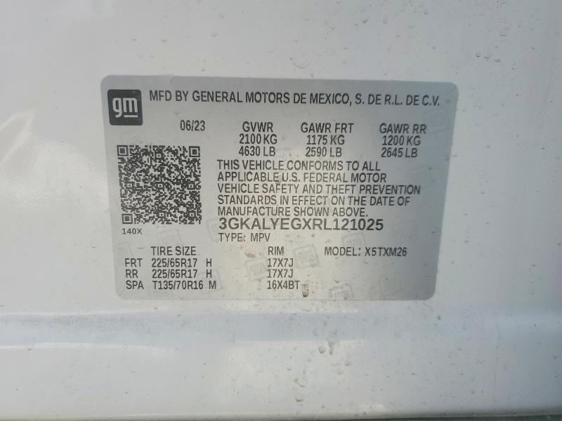 Продажа на аукционе авто 2024 Gmc Terrain, vin: 3GKALYEGXRL121025, номер лота: 49809666
