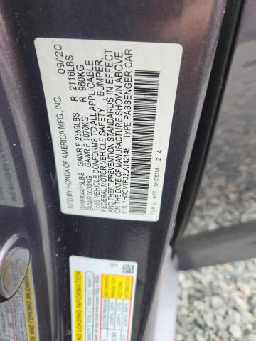 Aukcja sprzedaży 2020 Honda Accord, vin: 1HGCV1F32LA142145, numer aukcji: 49152776