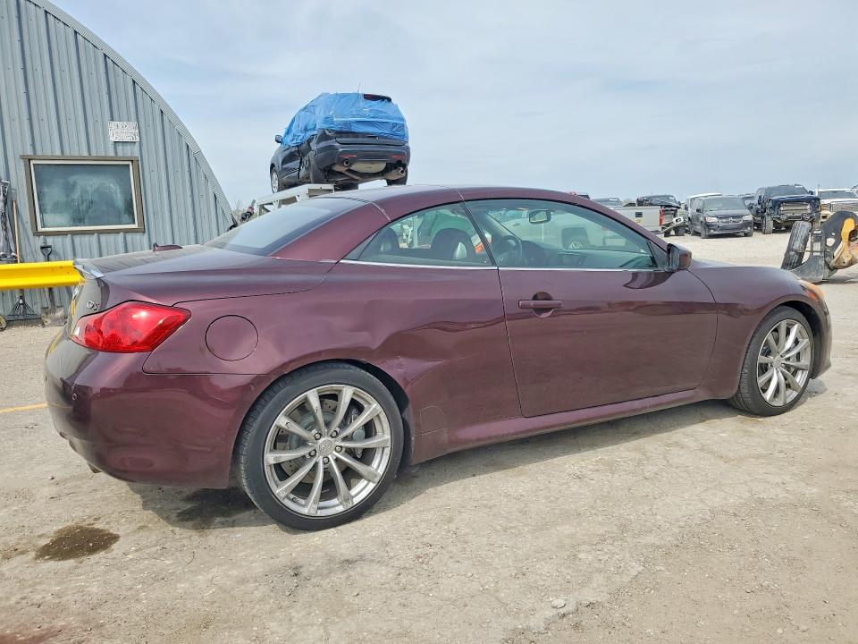49946296 :رقم المزاد ، JN1CV6FE8AM353586 vin ، 2010 Infiniti G37 Convertible مزاد بيع