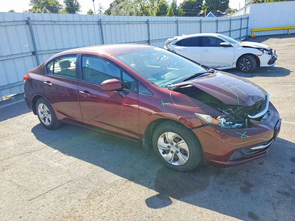 51809026 :رقم المزاد ، 19XFB2F51EE252082 vin ، 2014 Honda Civic مزاد بيع