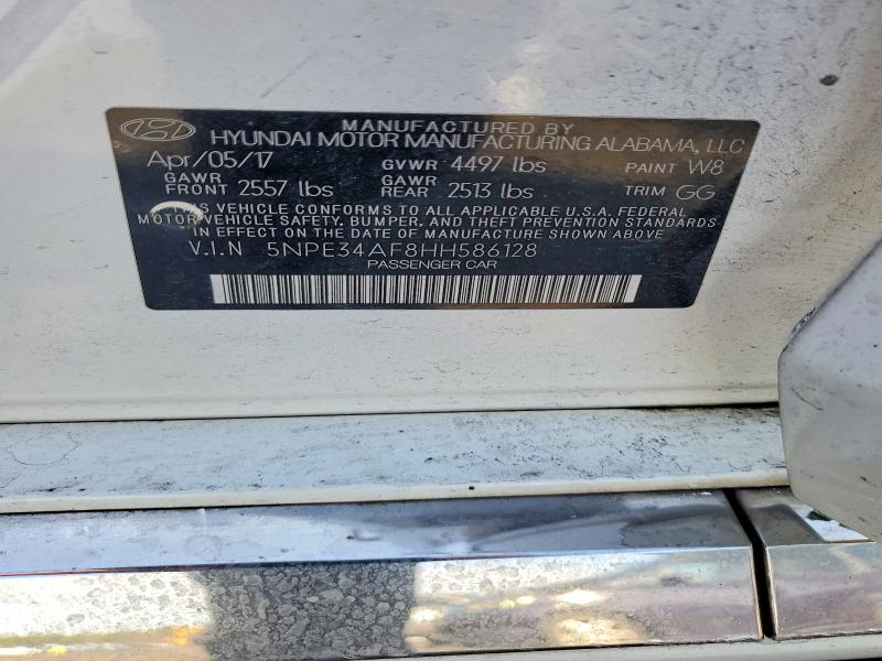 Aukcja sprzedaży 2017 Hyundai Sonata, vin: 5NPE34AF8HH586128, numer aukcji: 50303576