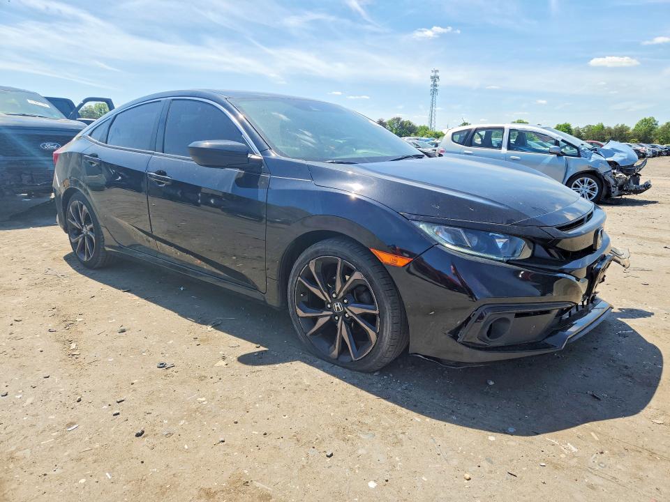 2020 Honda Civic მანქანა იყიდება აუქციონზე, vin: 19XFC2F88LE215678, აუქციონის ნომერი: 51378916