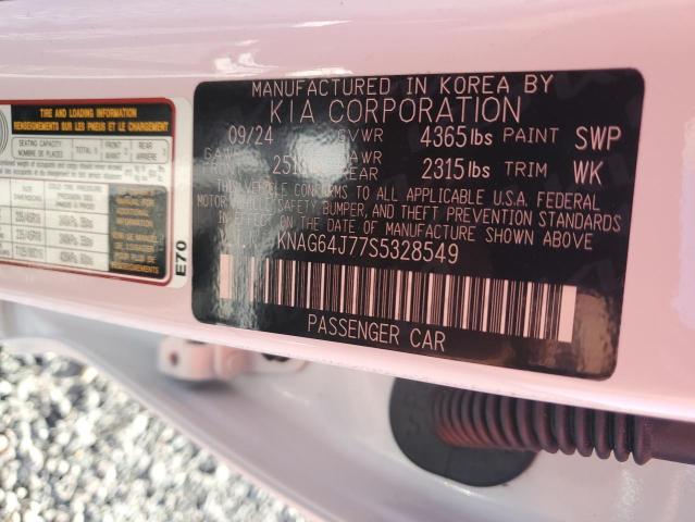 Aukcja sprzedaży 2025 Kia K5, vin: KNAG64J77S5328549, numer aukcji: 48595566