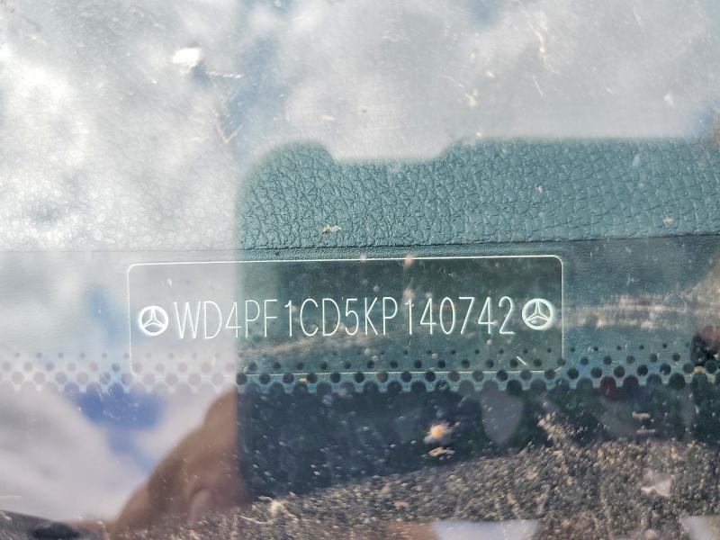 Aukcja sprzedaży 2019 Mercedes-benz Sprinter, vin: WD4PF1CD5KP140742, numer aukcji: 49060246