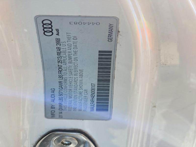 Aukcja sprzedaży 2014 Audi A5, vin: WAULFAFH4EN008107, numer aukcji: 49446486