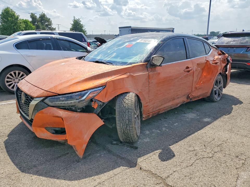 2021 Nissan Sentra მანქანა იყიდება აუქციონზე, vin: 3N1AB8DV5MY225368, აუქციონის ნომერი: 51103106