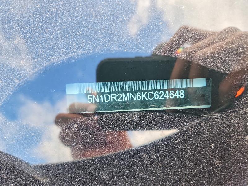 Aukcja sprzedaży 2019 Nissan Pathfinder, vin: 5N1DR2MN6KC624648, numer aukcji: 49027936