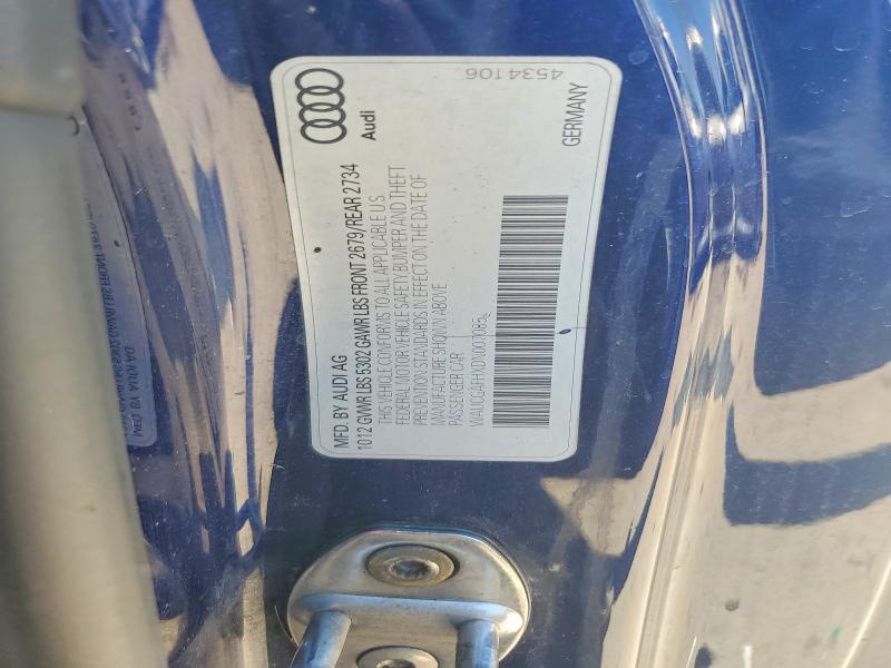 Продажа на аукционе авто 2013 Audi S5, vin: WAUCGAFHXDN007085, номер лота: 50157996