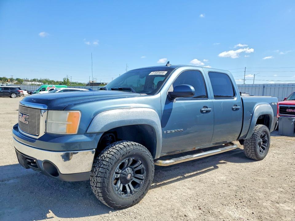 2008 Gmc Sierra მანქანა იყიდება აუქციონზე, vin: 2GTEK13M781100066, აუქციონის ნომერი: 51685666