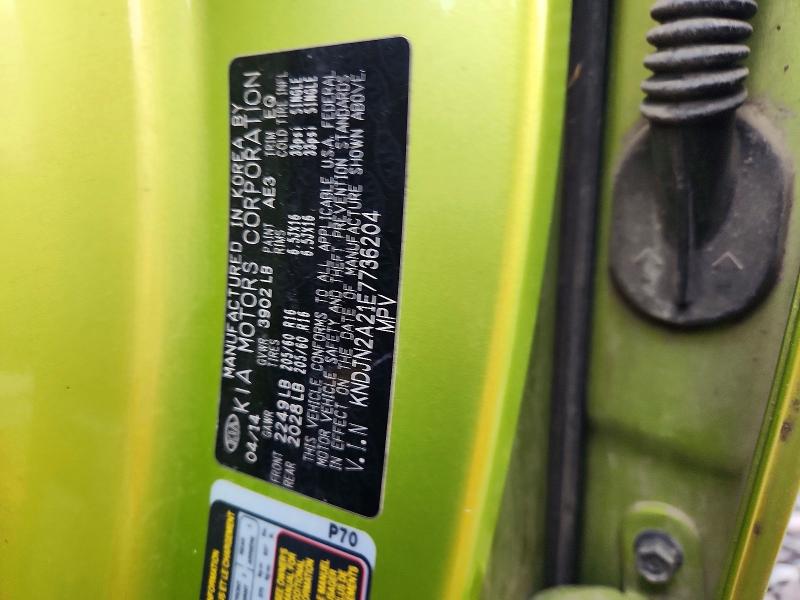 Продажа на аукционе авто 2014 Kia Soul, vin: KNDJN2A21E7736204, номер лота: 49568536