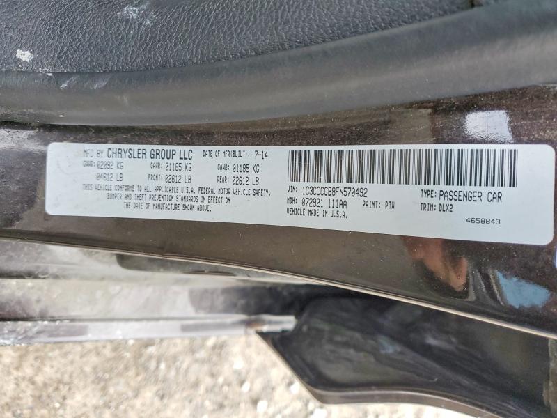48732216 :رقم المزاد ، 1C3CCCCB8FN570492 vin ، 2015 Chrysler 200 مزاد بيع