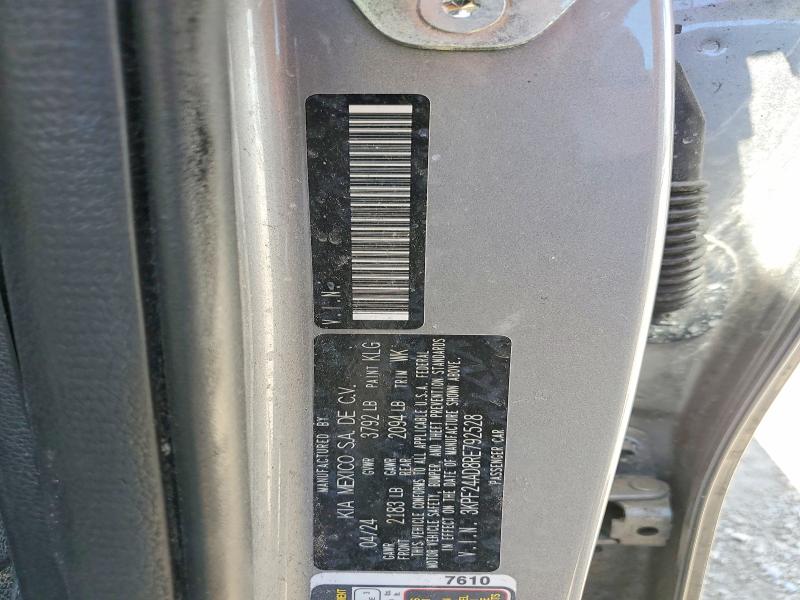 2024 Kia Forte მანქანა იყიდება აუქციონზე, vin: 3KPF24AD8RE792528, აუქციონის ნომერი: 49108436