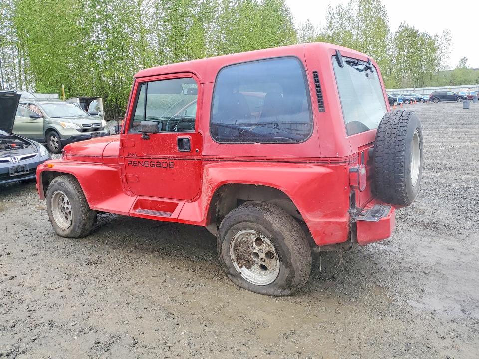 1992 Jeep Wrangler / Yj მანქანა იყიდება აუქციონზე, vin: 2J4FY69S7NJ526934, აუქციონის ნომერი: 50190246