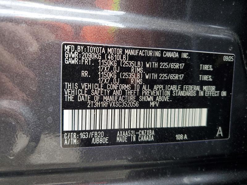 Продаж на аукціоні авто 2025 Toyota Rav4, vin: 2T3H1RFVXSC352056, номер лоту: 48432626