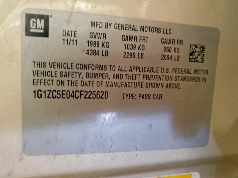 49705366 :رقم المزاد ، 1G1ZC5E04CF225620 vin ، 2012 Chevrolet Malibu مزاد بيع