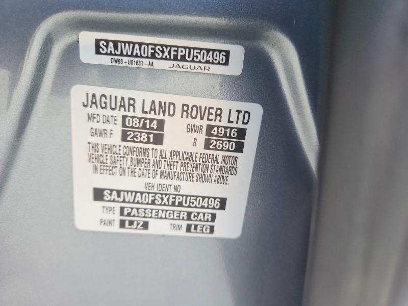 Aukcja sprzedaży 2015 Jaguar Xf, vin: SAJWA0FSXFPU50496, numer aukcji: 48484506