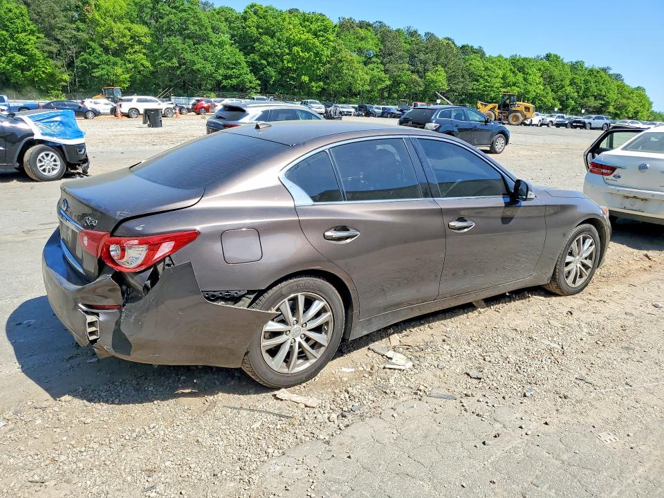 49722406 :رقم المزاد ، JN1BV7AR9EM689734 vin ، 2014 Infiniti Q50 مزاد بيع