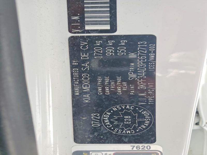 Aukcja sprzedaży 2023 Kia Forte, vin: 3KPF34AD3PE672713, numer aukcji: 47590776