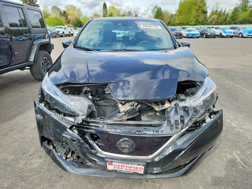 2021 Nissan Leaf მანქანა იყიდება აუქციონზე, vin: 1N4AZ1BV3MC553633, აუქციონის ნომერი: 49046136