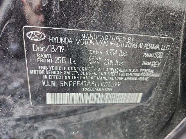 Aukcja sprzedaży 2020 Hyundai Sonata, vin: 5NPEF4JA8LH016599, numer aukcji: 49570866
