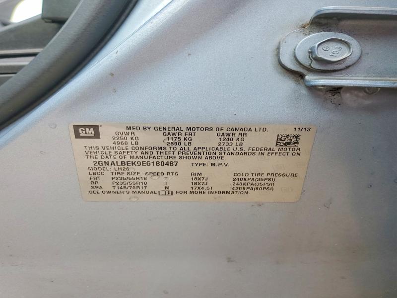 Продажа на аукционе авто 2014 Chevrolet Equinox, vin: 2GNALBEK9E6180487, номер лота: 50707816