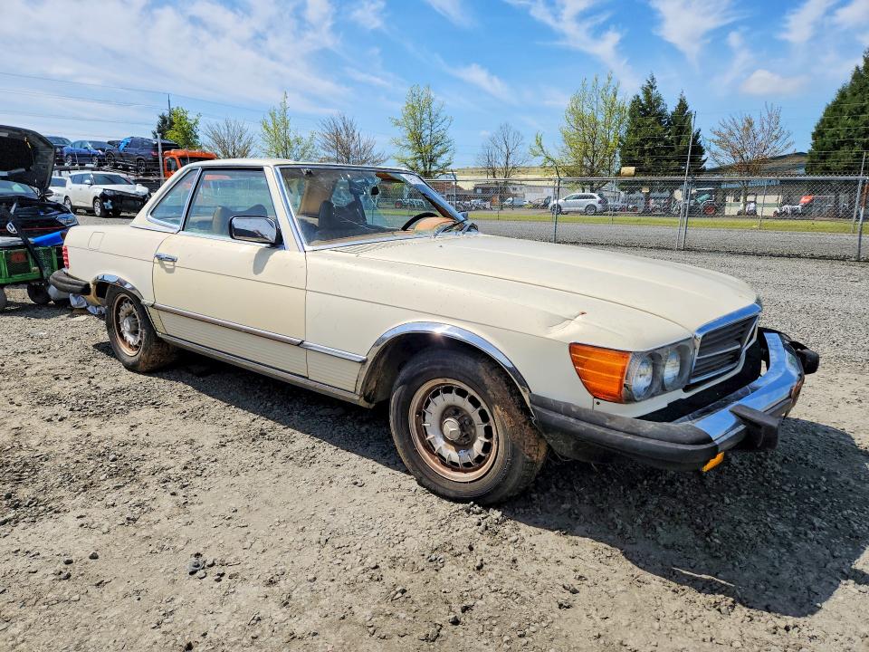 1979 Merz Sl Sl450 მანქანა იყიდება აუქციონზე, vin: 10704412053571, აუქციონის ნომერი: 49753366
