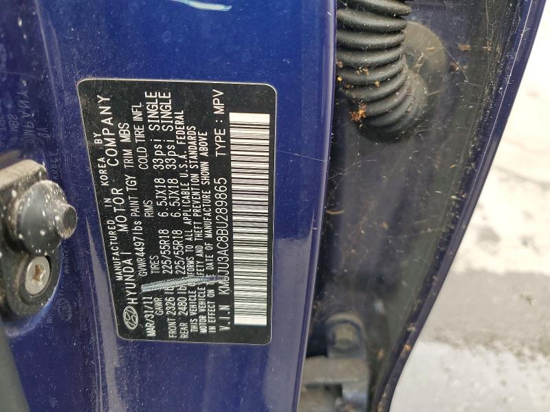 Продаж на аукціоні авто 2011 Hyundai Tucson, vin: KM8JU3AC8BU289865, номер лоту: 51502256