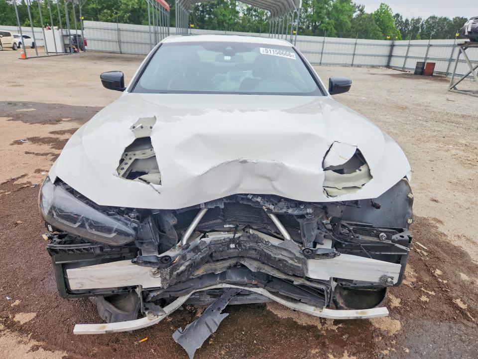 2022 Bmw 430xi მანქანა იყიდება აუქციონზე, vin: WBA73AP07NCJ80551, აუქციონის ნომერი: 51150666
