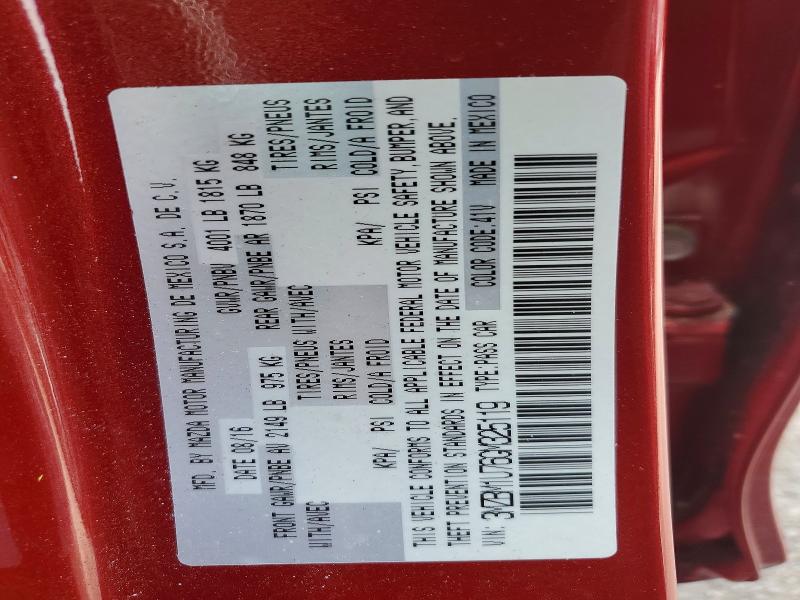 50082826 :رقم المزاد ، 3MZBM1U76GM325119 vin ، 2016 Mazda 3 مزاد بيع