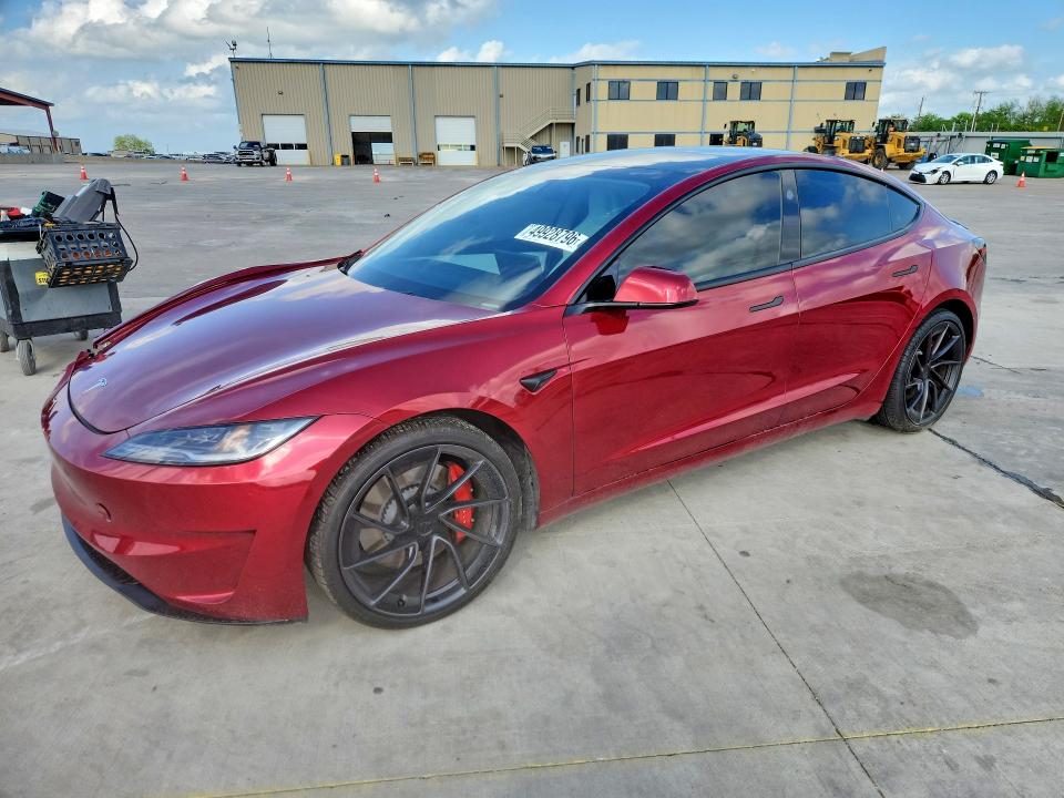 Aukcja sprzedaży 2025 Tesla Model 3, vin: 5YJ3E1ET7SF060482, numer aukcji: 49928796