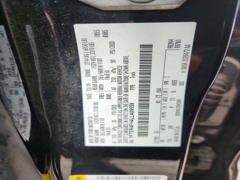 Продажа на аукционе авто 2020 Ford Ranger, vin: 1FTER4FH4LLA09559, номер лота: 48565046