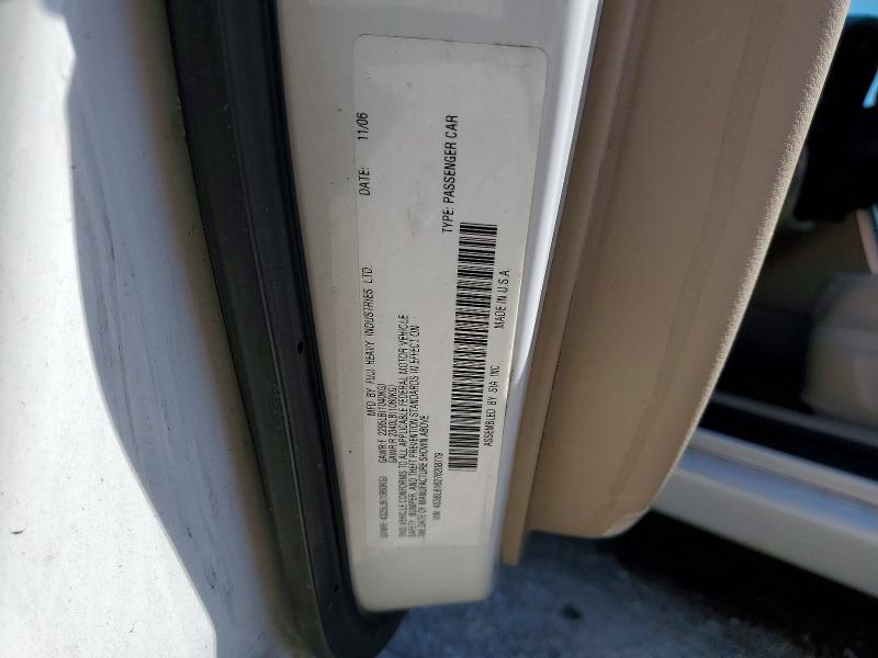 2007 Subaru Legacy მანქანა იყიდება აუქციონზე, vin: 4S3BL616276208779, აუქციონის ნომერი: 48320946