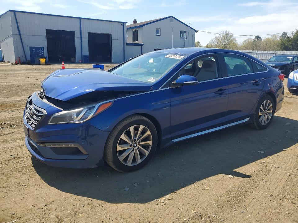 2015 Hyundai Sonata მანქანა იყიდება აუქციონზე, vin: 5NPE34AF6FH051148, აუქციონის ნომერი: 49910176