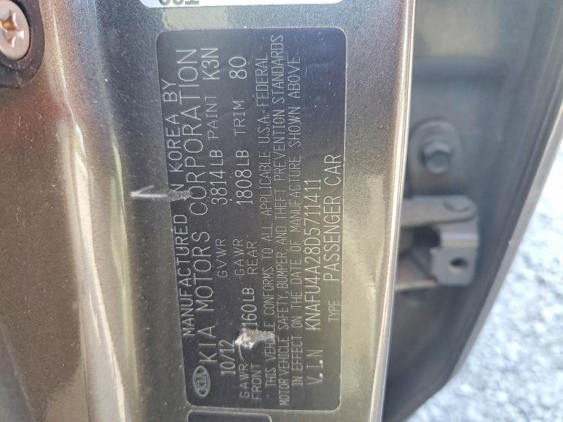 Aukcja sprzedaży 2013 Kia Forte, vin: KNAFU4A28D5711411, numer aukcji: 50269966