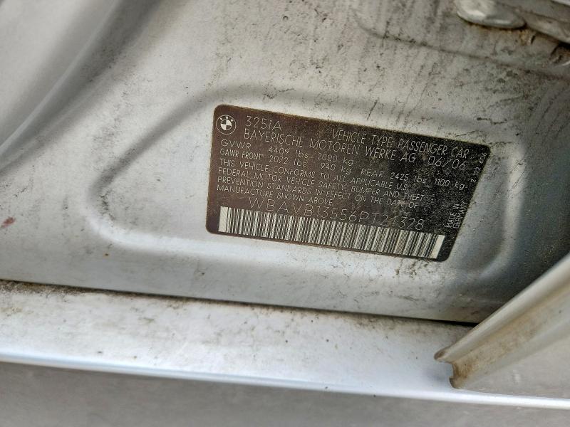49808556 :رقم المزاد ، WBAVB13556PT24328 vin ، 2006 Bmw 325 مزاد بيع