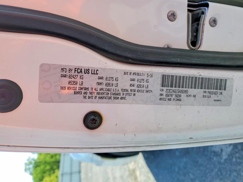 51412376 :رقم المزاد ، 2C3CCAGG1GH262083 vin ، 2016 Chrysler 300 مزاد بيع