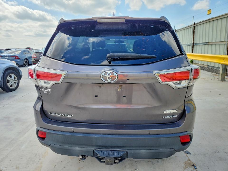 2015 Toyota Highlander მანქანა იყიდება აუქციონზე, vin: 5TDYKRFH3FS081354, აუქციონის ნომერი: 49720476