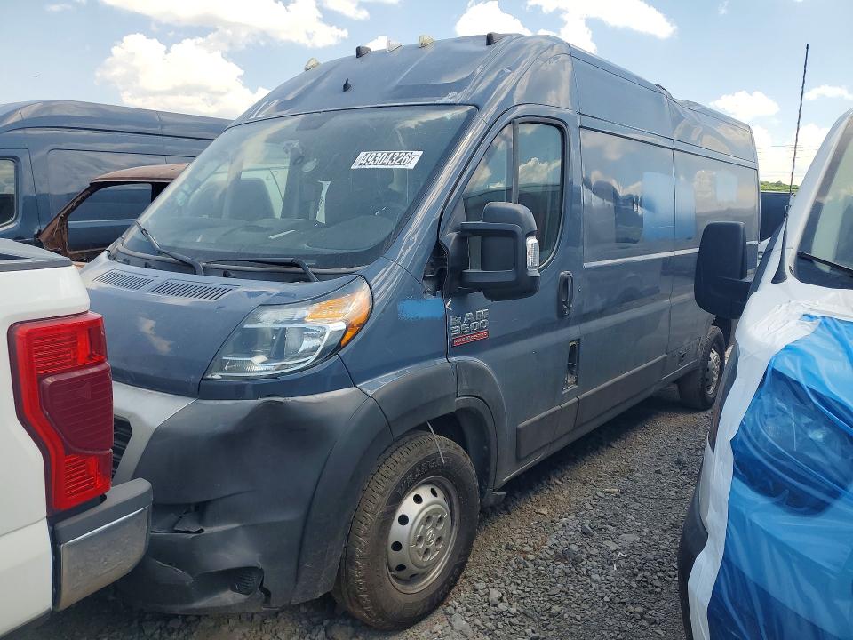 49304326 :رقم المزاد ، 3C6FRVJG9ME503796 vin ، 2021 Ram Promaster 3500 مزاد بيع